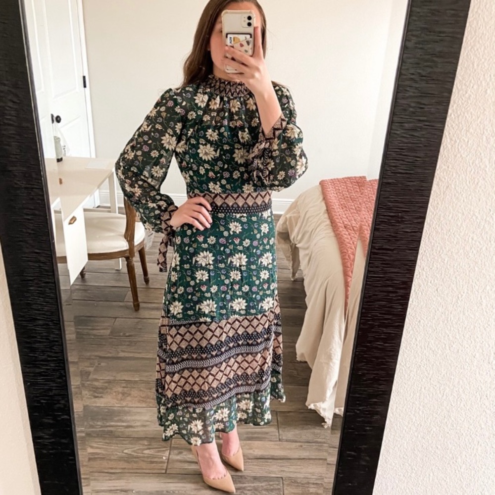 NWT Floral Midi Dress
